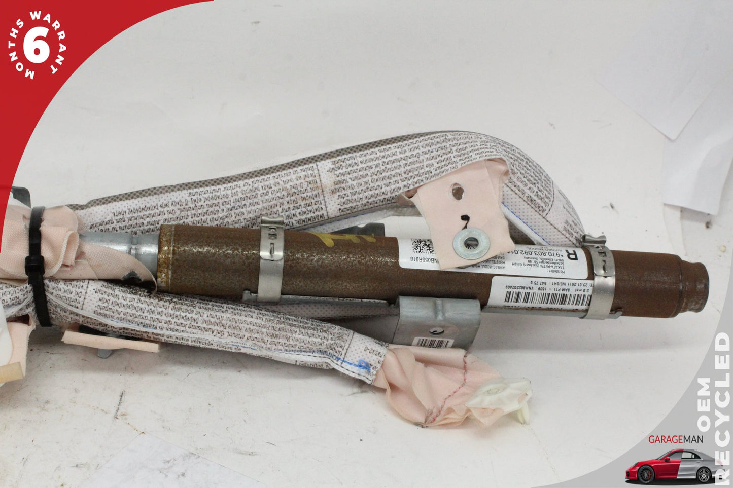 2010-2016 Porsche Panamera 970 Right Side Roof Curtain Air Bag 97080309201 OEM