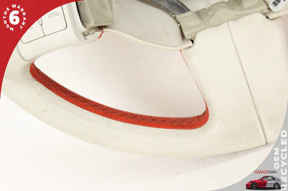 2013-2019 Fiat 500e Front Left Driver Side Steering Wheel White P1VN07LW9AD OEM
