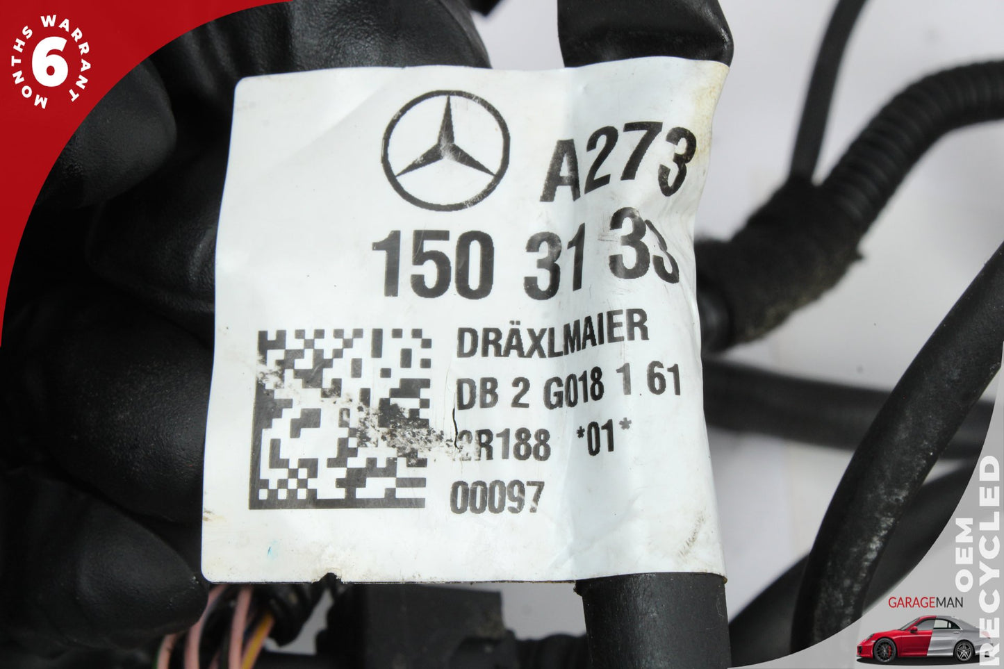 2007-2011 Mercedes W221 S550 5.5L Engine Motor Wiring Harness 2731503133 OEM