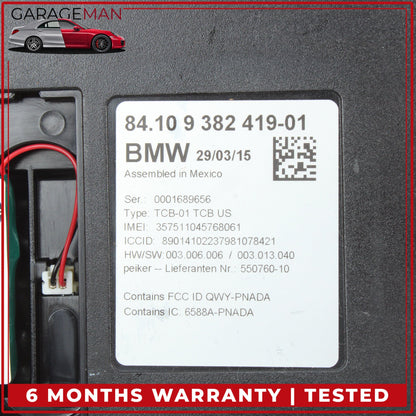 2014-2020 BMW 428i F36 Telematics Communication Control Module Unit 9382419 OEM