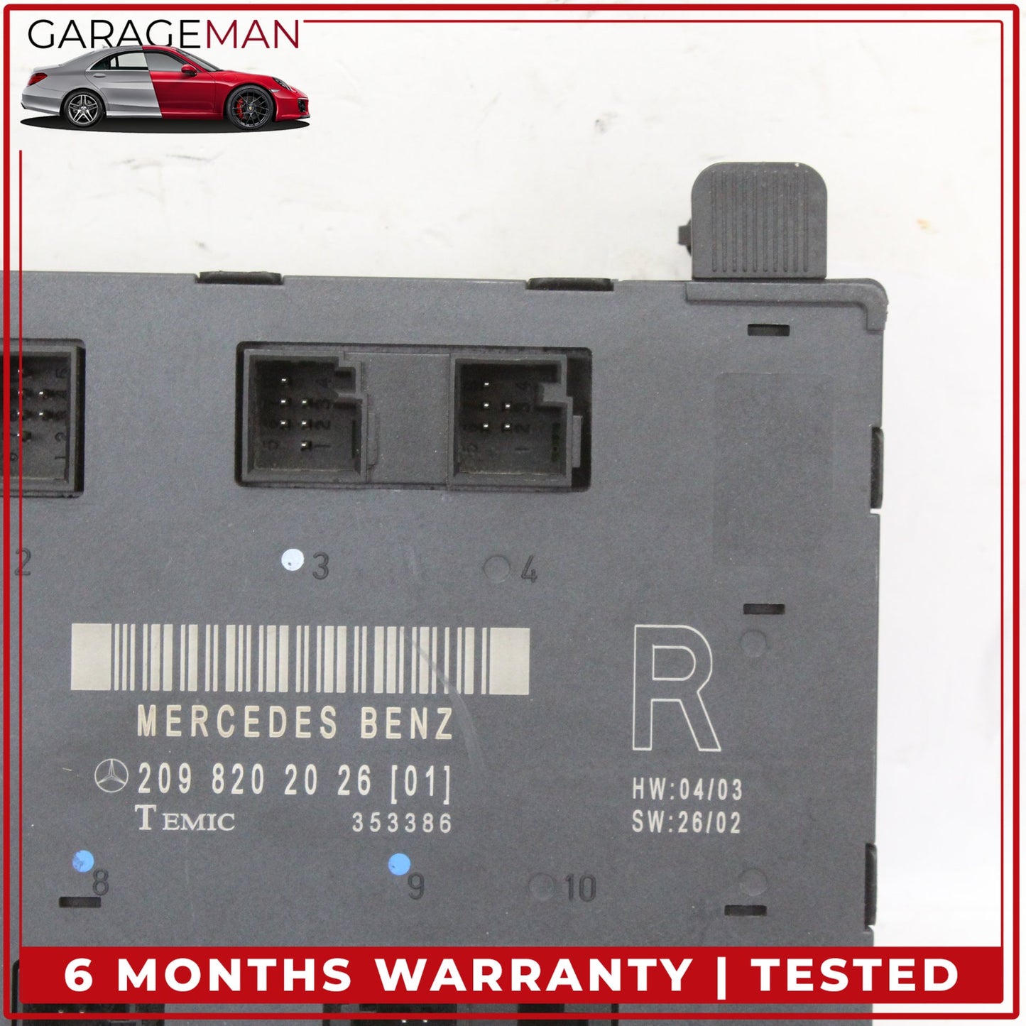 2003-2009 Mercedes-Benz CLK350 W209 Coupe Right Front Door Control Module 2098202026 OEM