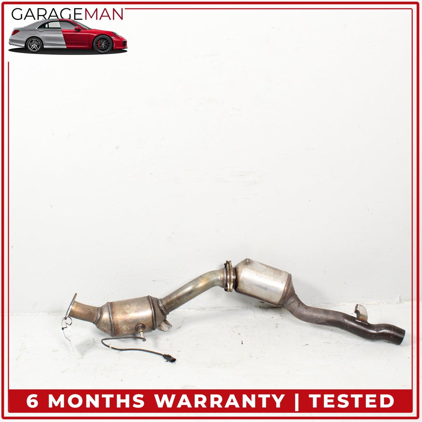 2011-2015 Audi Q7 Right Passenger Side Exhaust Downpipe 7L8254350S OEM