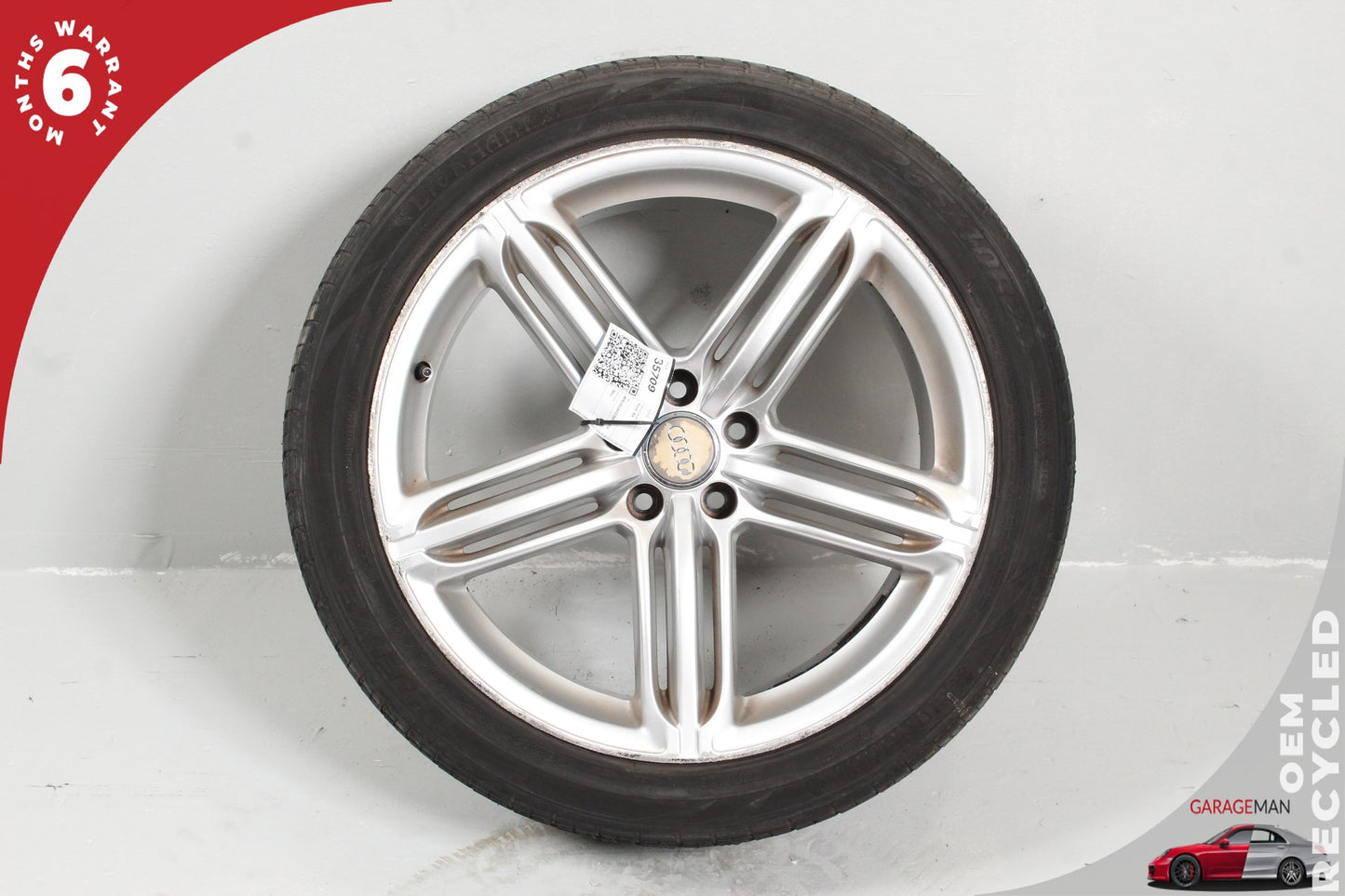 2011-2015 Audi A8 Quattro Wheel Rim w/ Tire 9JX20H2 ET37 4H0601025T OEM
