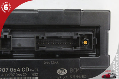 2011-2018 Audi A8 Sedan Keyless Comfort Body Control Module 4H0907064 OEM