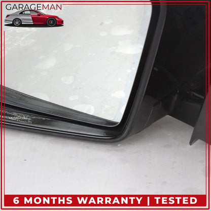 2010-2016 Mercedes W212 E350 Left Door Rear View Mirror w/ Blind Spot Black OEM