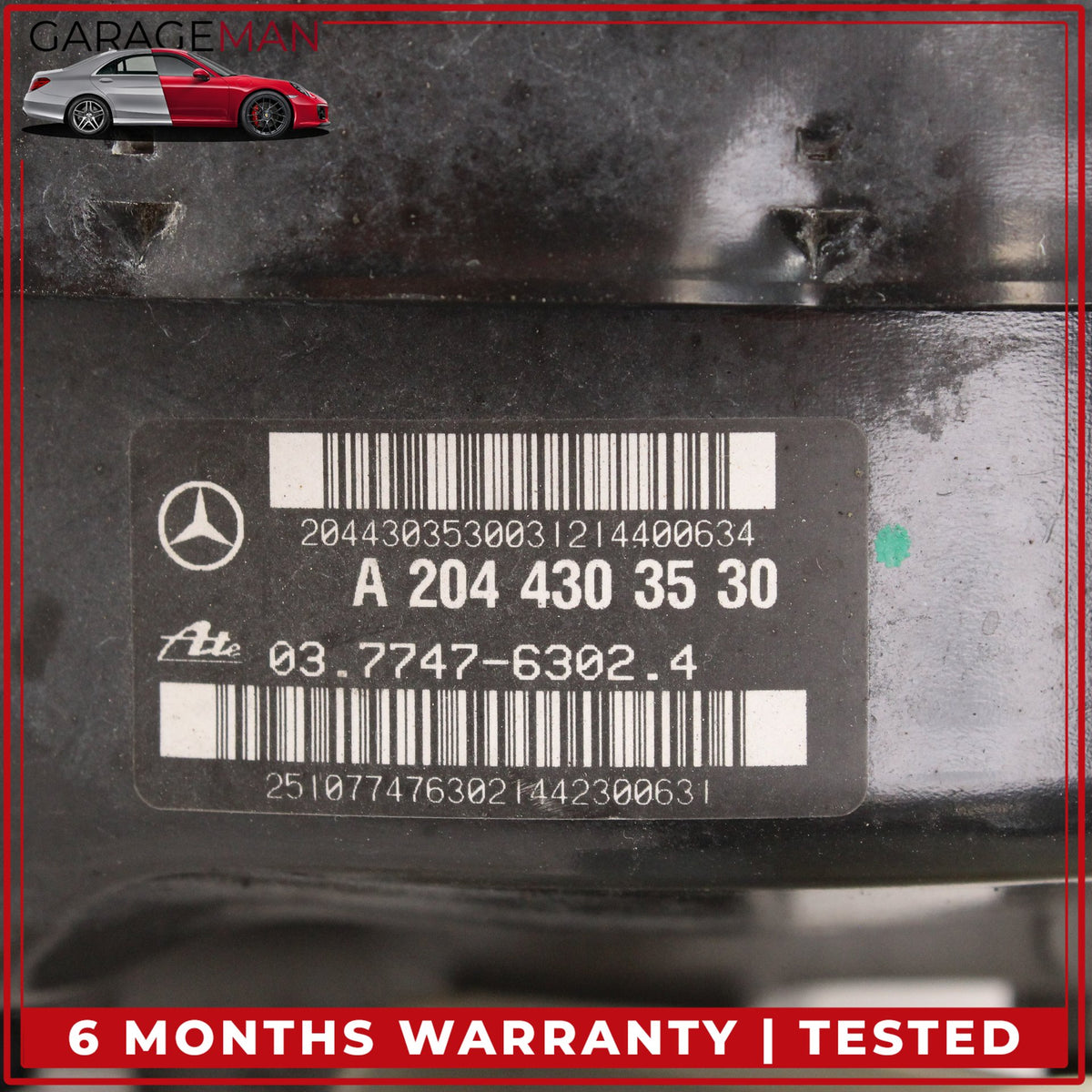 2008-2015 Mercedes C207 E550 Brake Booster Master Cylinder w/ Reservoir OEM