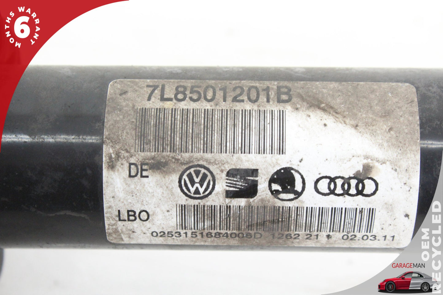2007-2015 Audi Q7 Rear Left or Right Side CV Axle Drive Shaft 7L8501201B OEM