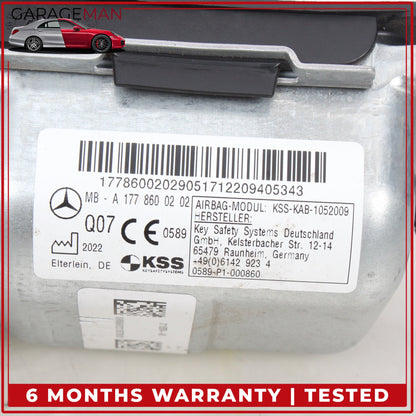 2020-2025 Mercedes W177 A220 CLA250 Front Left Side Knee Airbag 1778600202 OEM