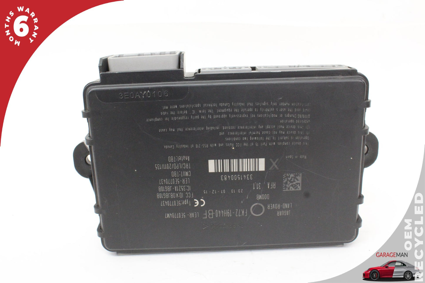 2013-2023 Jaguar XF XE X260 Anti Theft Keyless Entry Module FK7219H440BF OEM