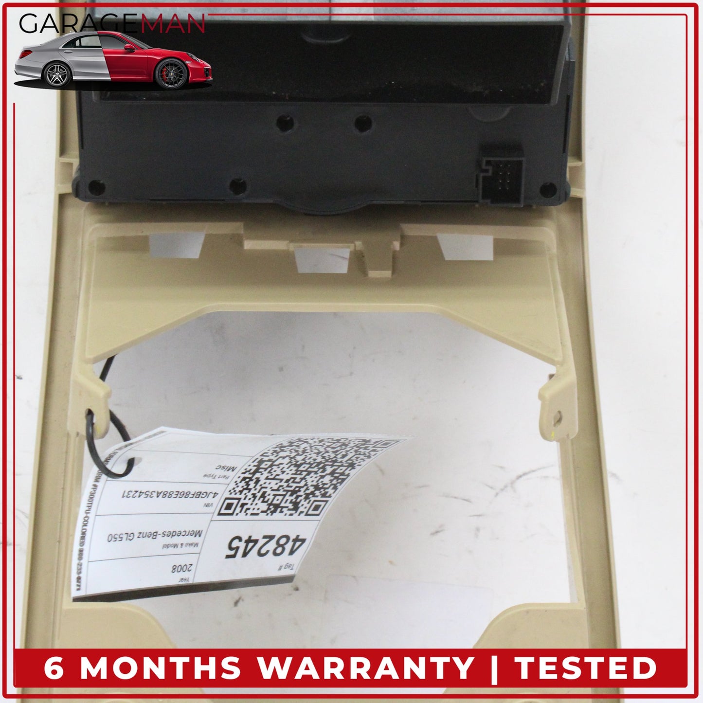 2006-2012 Mercedes X164 GL550 Rear Climate Control Switch Panel w/ Air Vent OEM