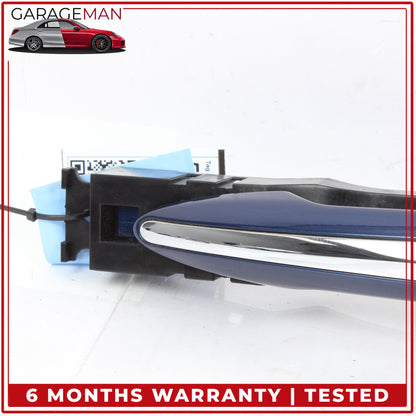 2014-2024 Infiniti Q50 Rear Right Passenger Side Exterior Door Handle Blue OEM