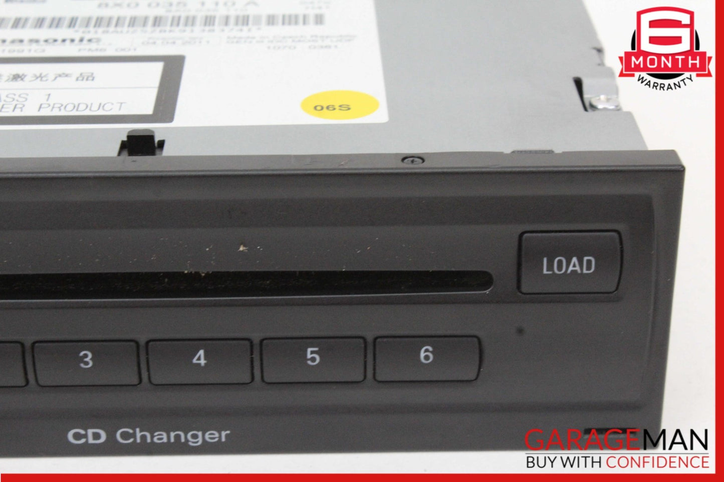 2012-2018 Audi A6 C7 Sedan CD DVD Disc Changer Player 8X0035110A