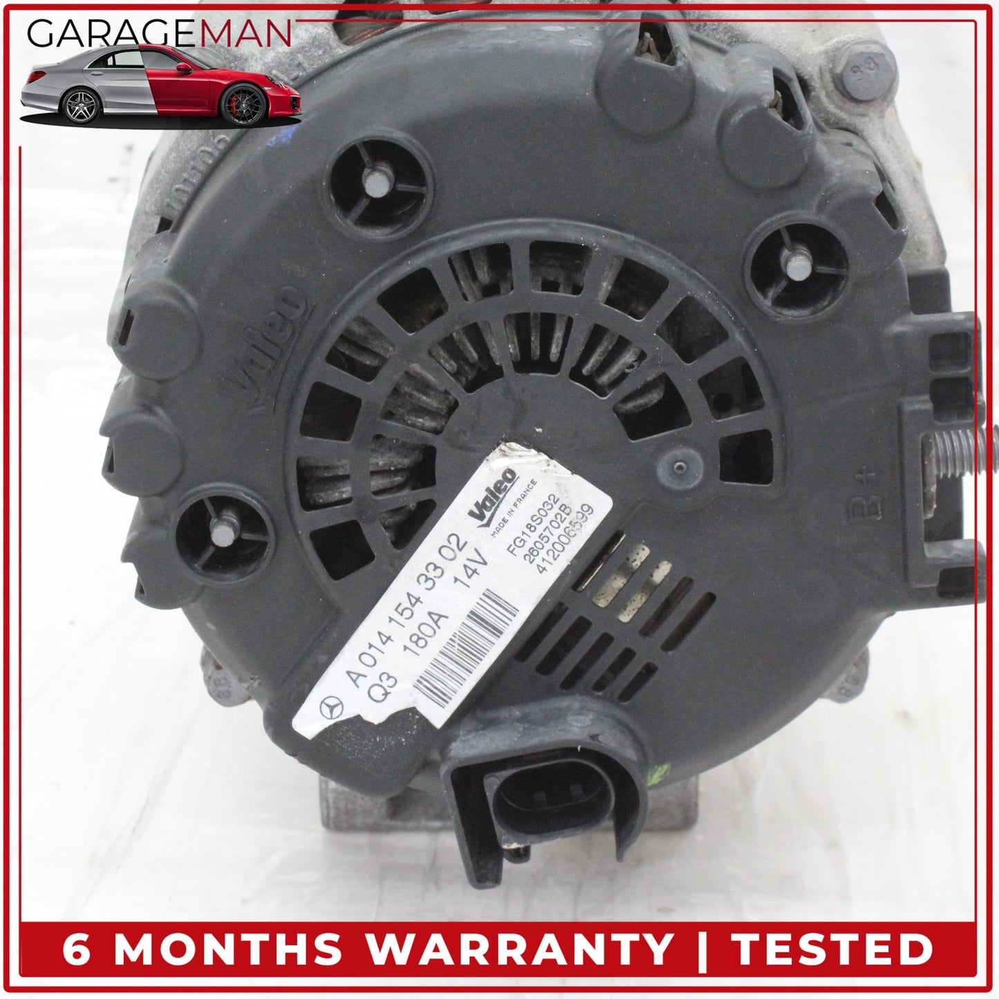 2010-2016 Mercedes R172 SLK350 Alternator Generator 180A 14V 0141543302 OEM