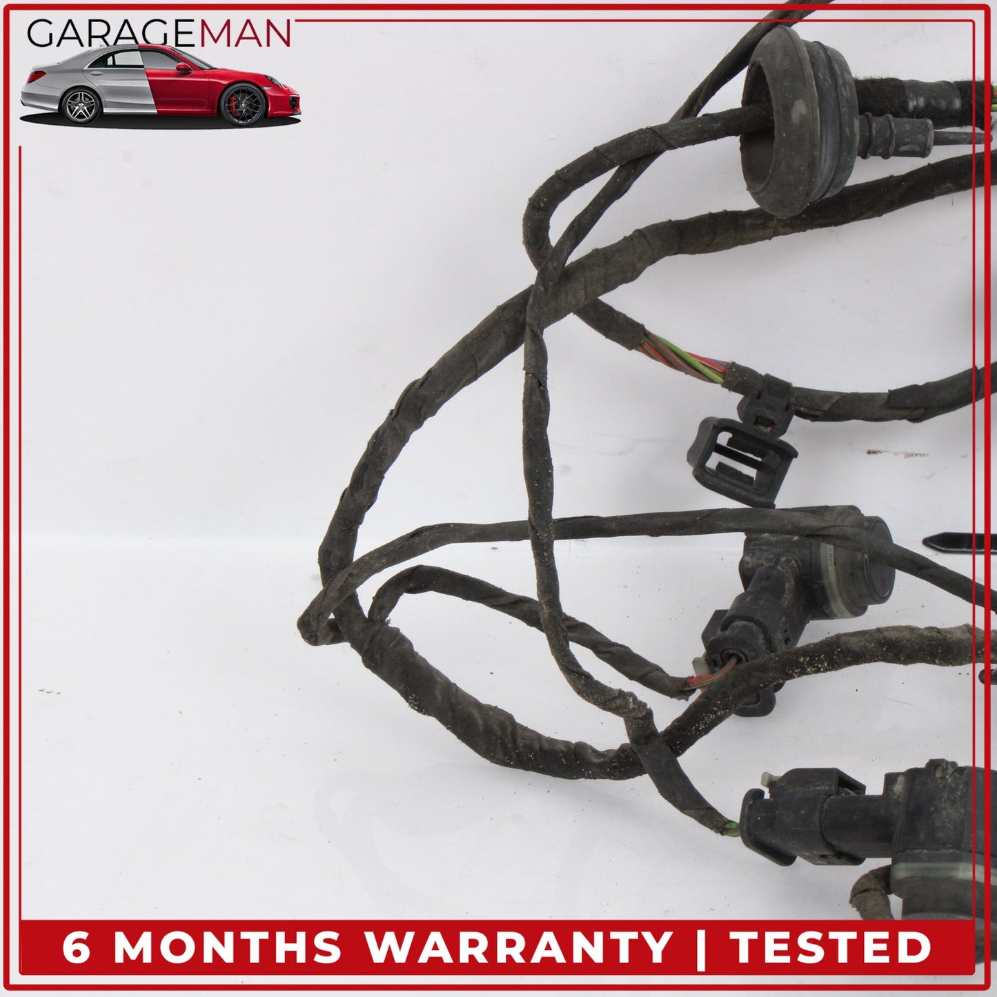 2016-2018 Audi A6 S6 Rear Bumper Parking Sensors w/ Wire Harness 4G5971085AG OEM