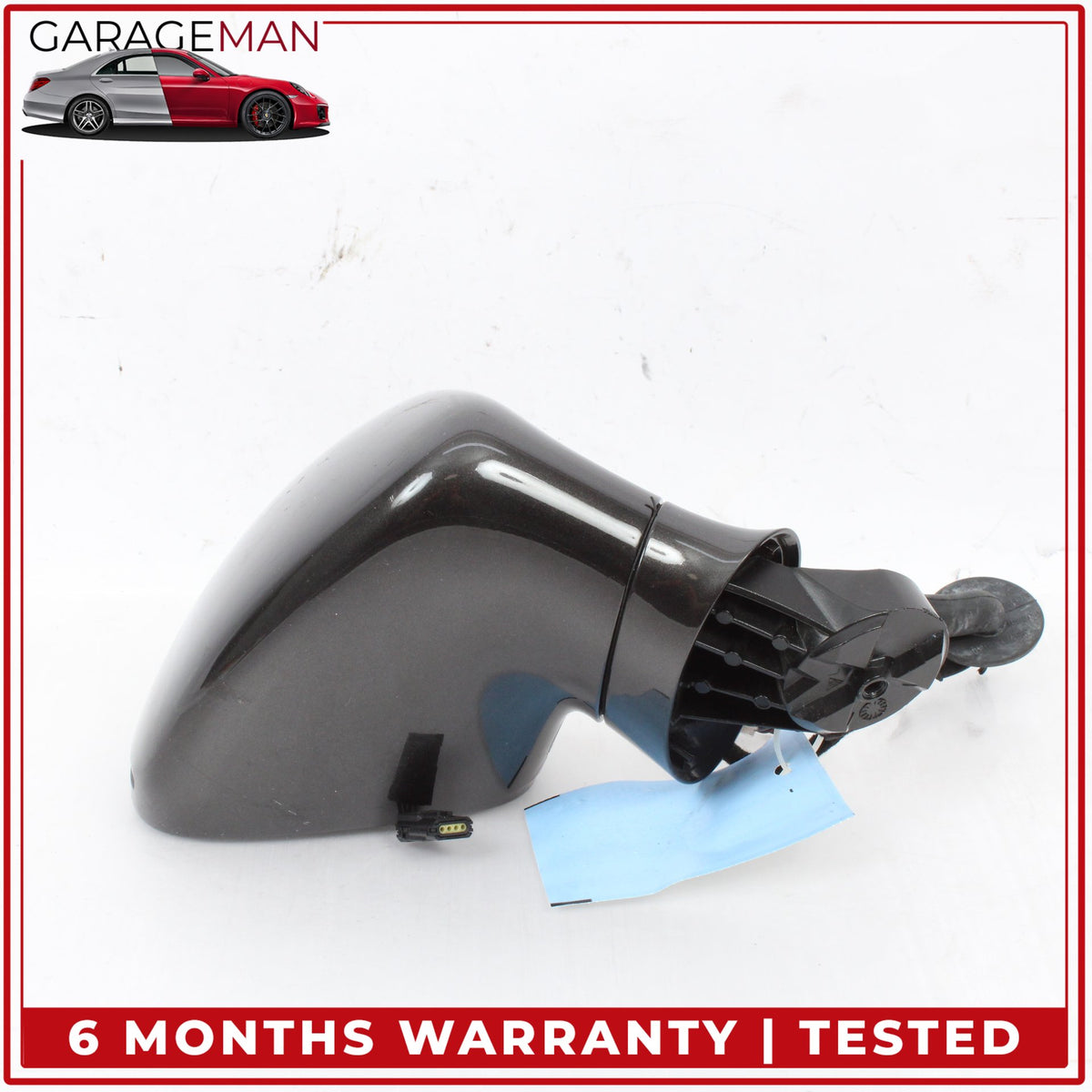 2010-2013 Porsche Panamera 970 Left Door Rear View Mirror Housing No Glass OEM