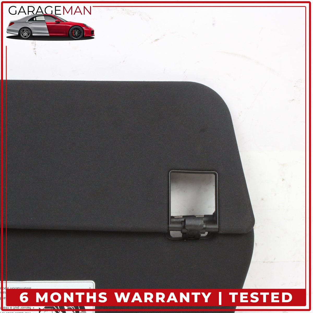 2010-2016 Mercedes W212 E350 Front Left and Right Side Sun Visor Set Black OEM