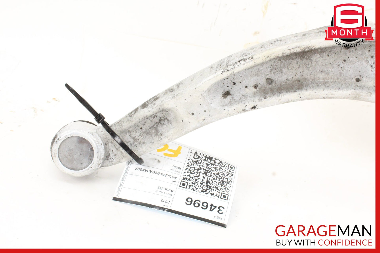 09-17 Audi A5 Front Left Driver Side Lower Rearward Control Arm OEM 8K0407695G