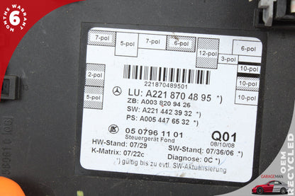 2007-2013 Mercedes W221 S550 Rear Left or Right Side Door Control Module OEM