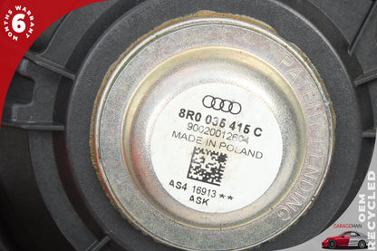 09-17 Audi Q5 8R Front Left & Right Door Audio Speaker Set OEM 8R0035415C