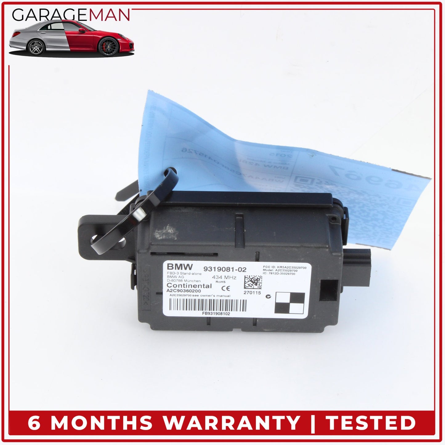 2014-2020 BMW 428i 430i F36 Radio Remote Receiver Control Module 9319081 OEM