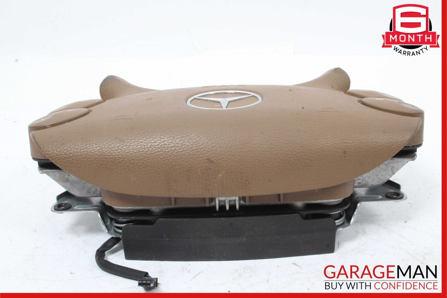 03-12 Mercedes E350 CLS500 SL500 G55 AMG Steering Wheel Airbag Air Bag Brown