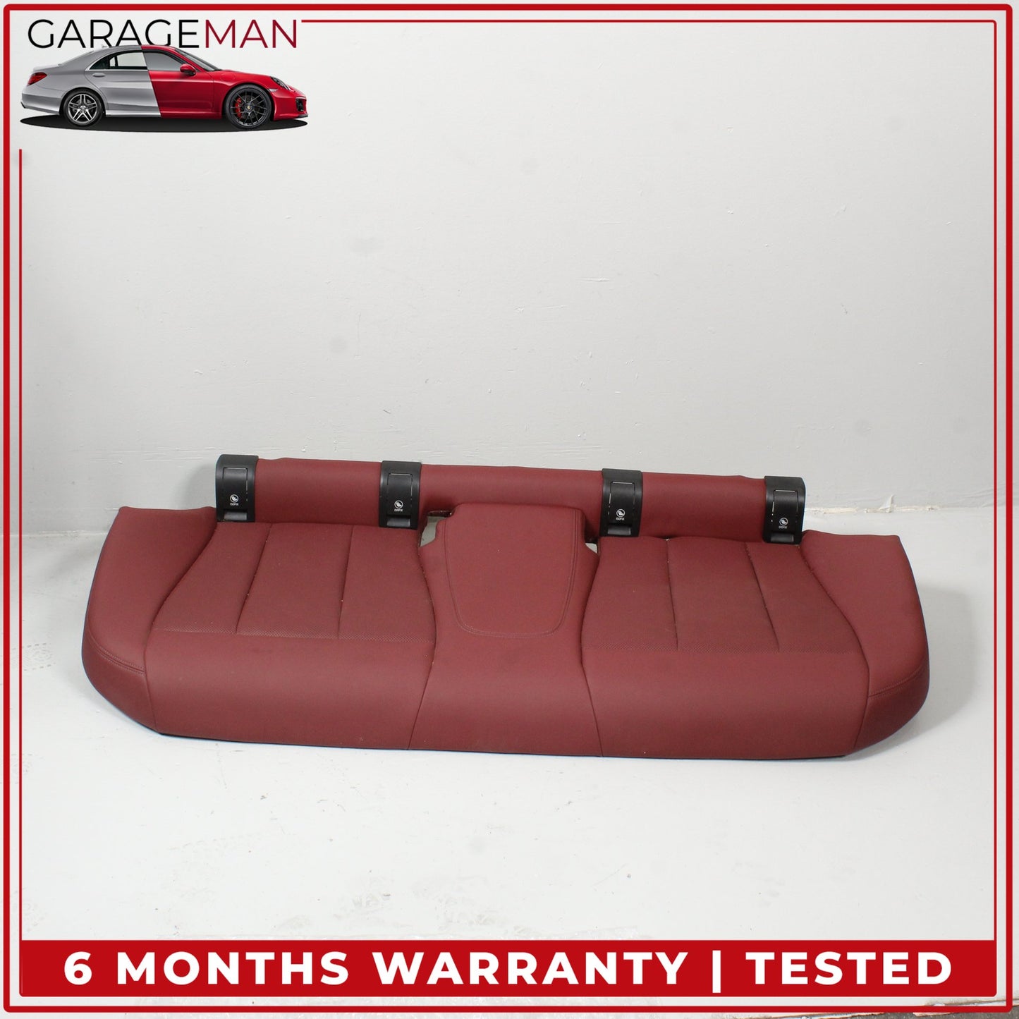 2019-2025 BMW 330i M340i Rear Lower Bottom Bench Seat Cushion Red OEM