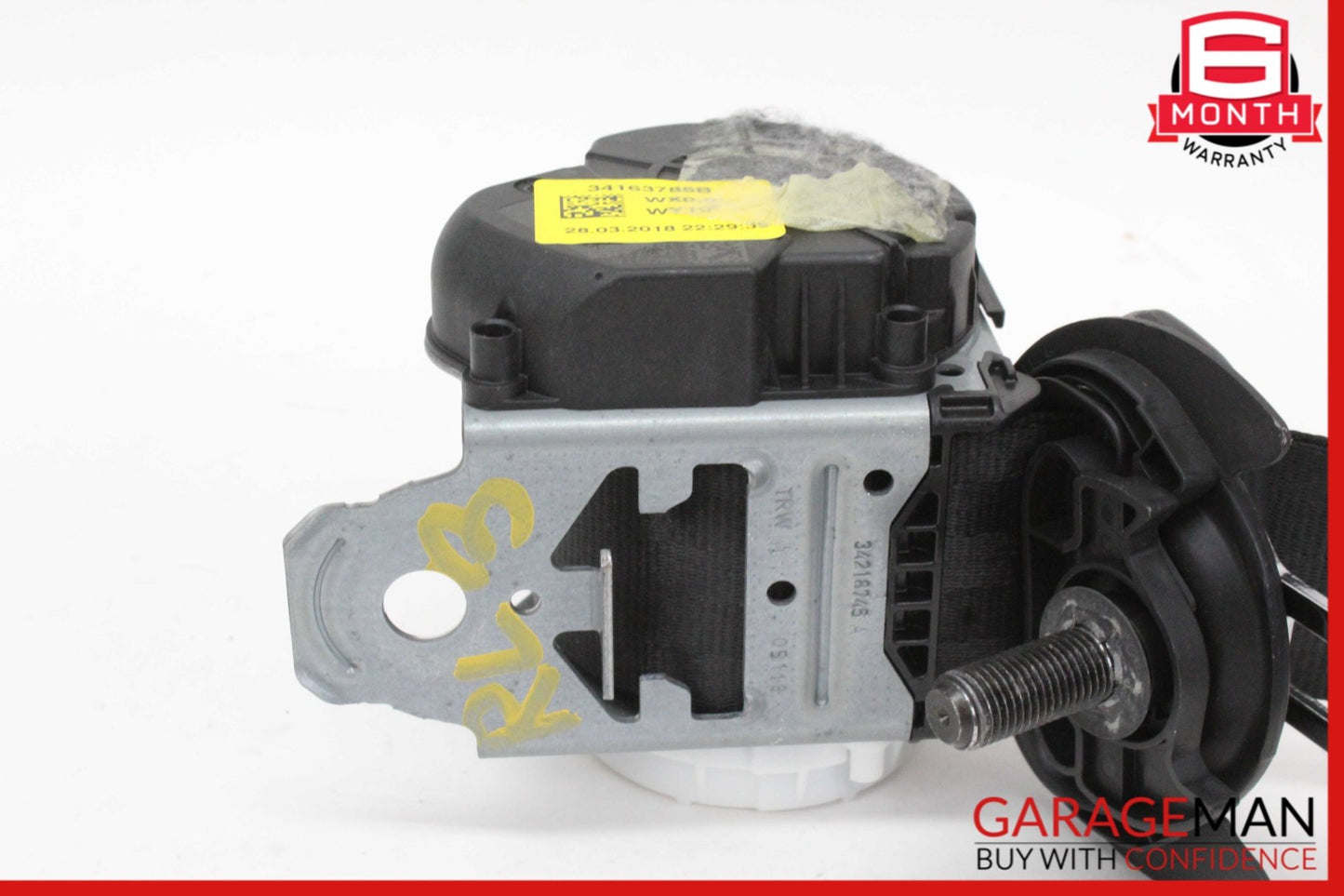 2017-2024 Audi Q7 SUV Left Rear 3rd Row Seat Belt 4M0857811A Genuine