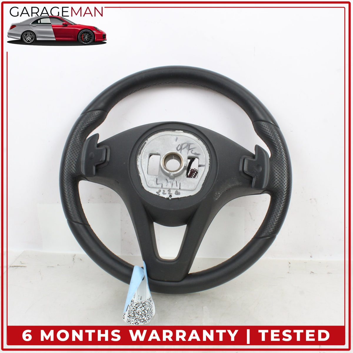 2015-2019 Mercedes W213 E300 Front Left Steering Wheel w/ Paddle Shifters OEM