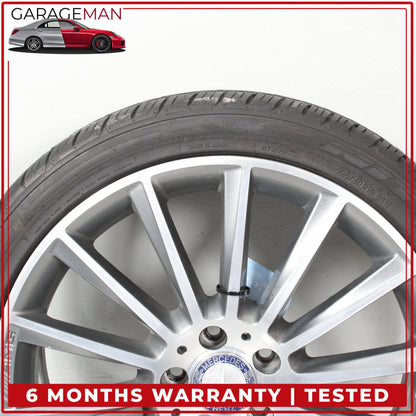 2015-2023 Mercedes W205 C300 Front Side Wheel Rim w/ Tire 7.5JX19H2 ET44 OEM