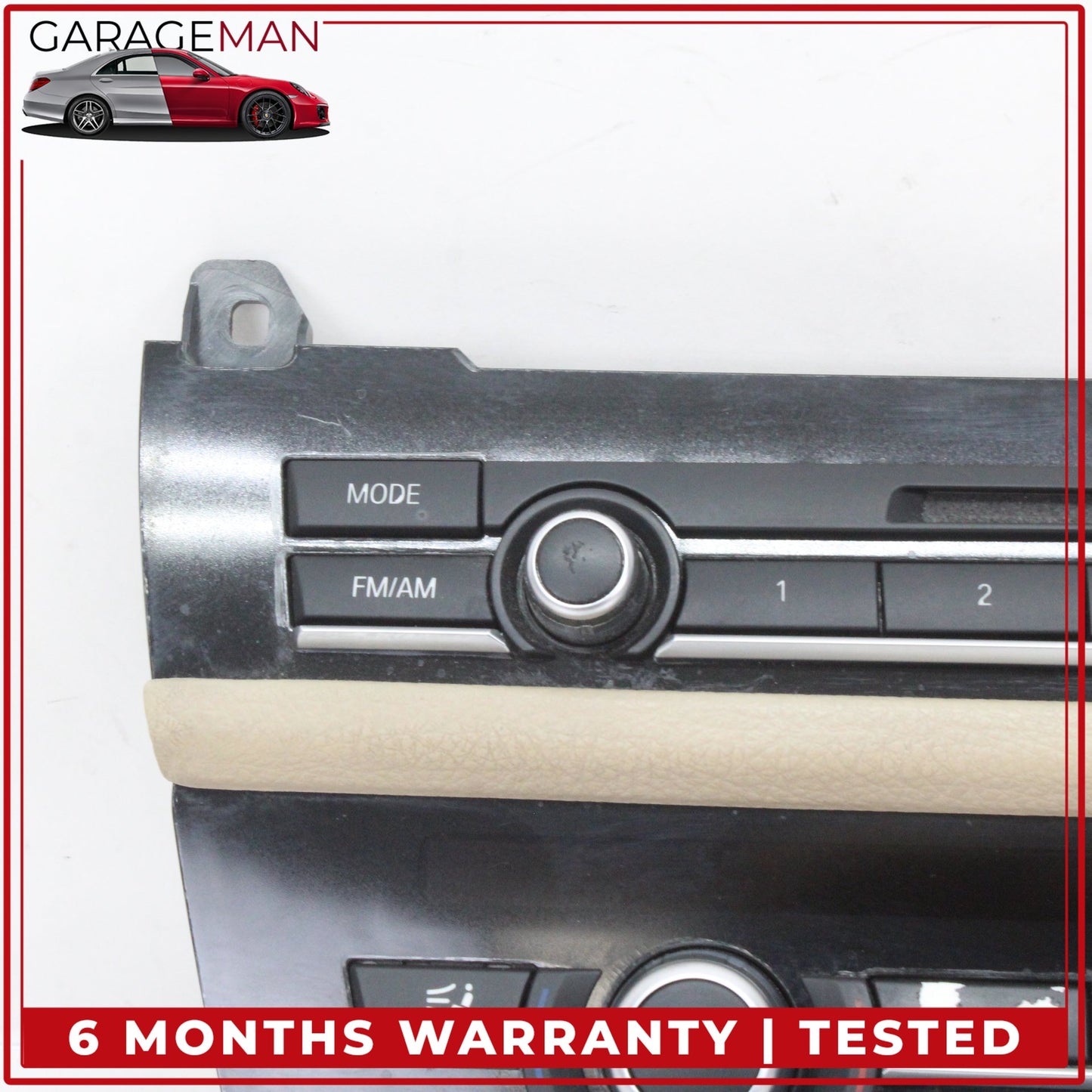 2011-2016 BMW 550i Front AC Climate Control Panel Audio CD Player 9236480 OEM