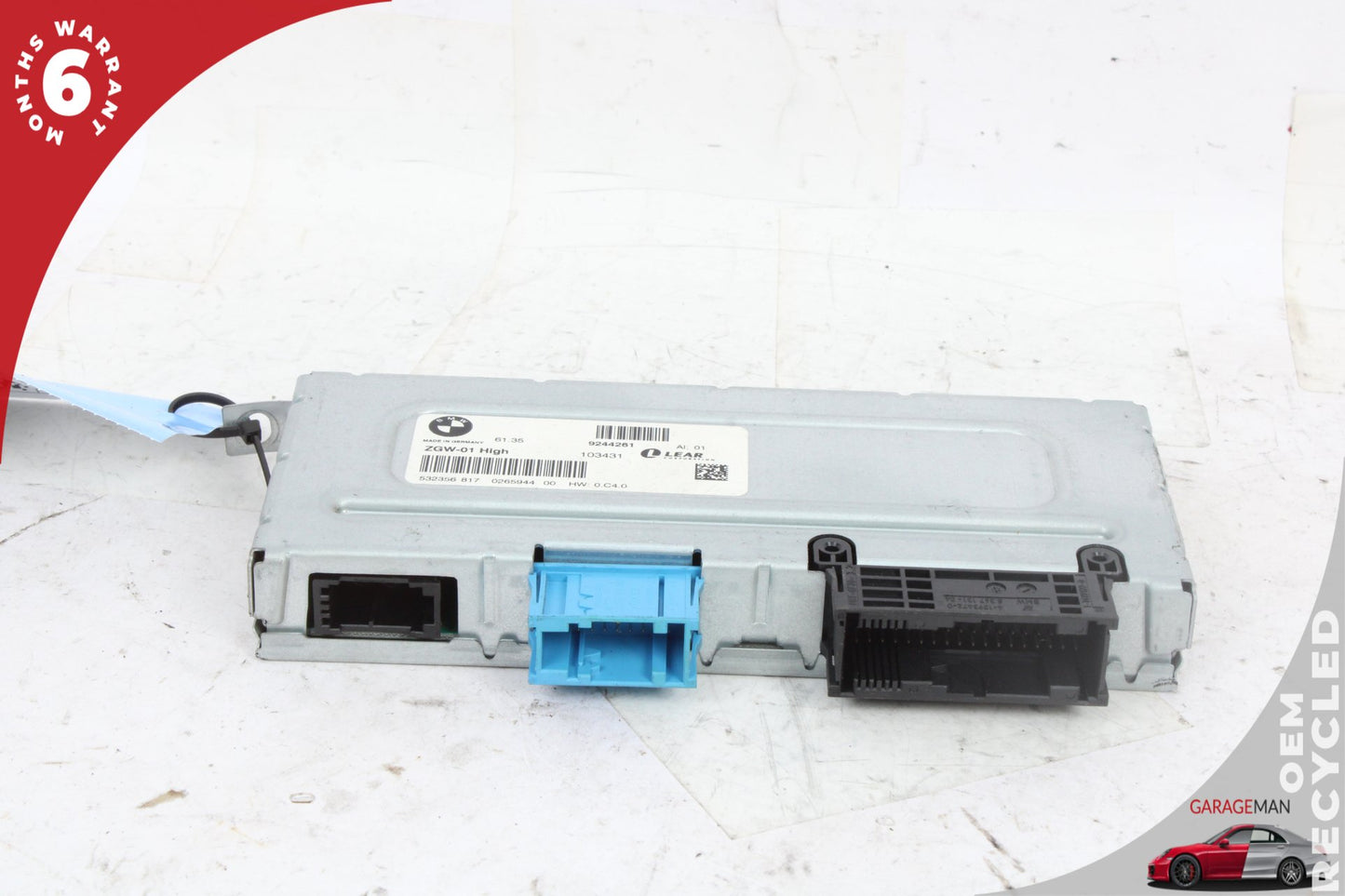 2011-2016 BMW 528i 530i F10 Central Gateway Control Module Unit 9244261 OEM