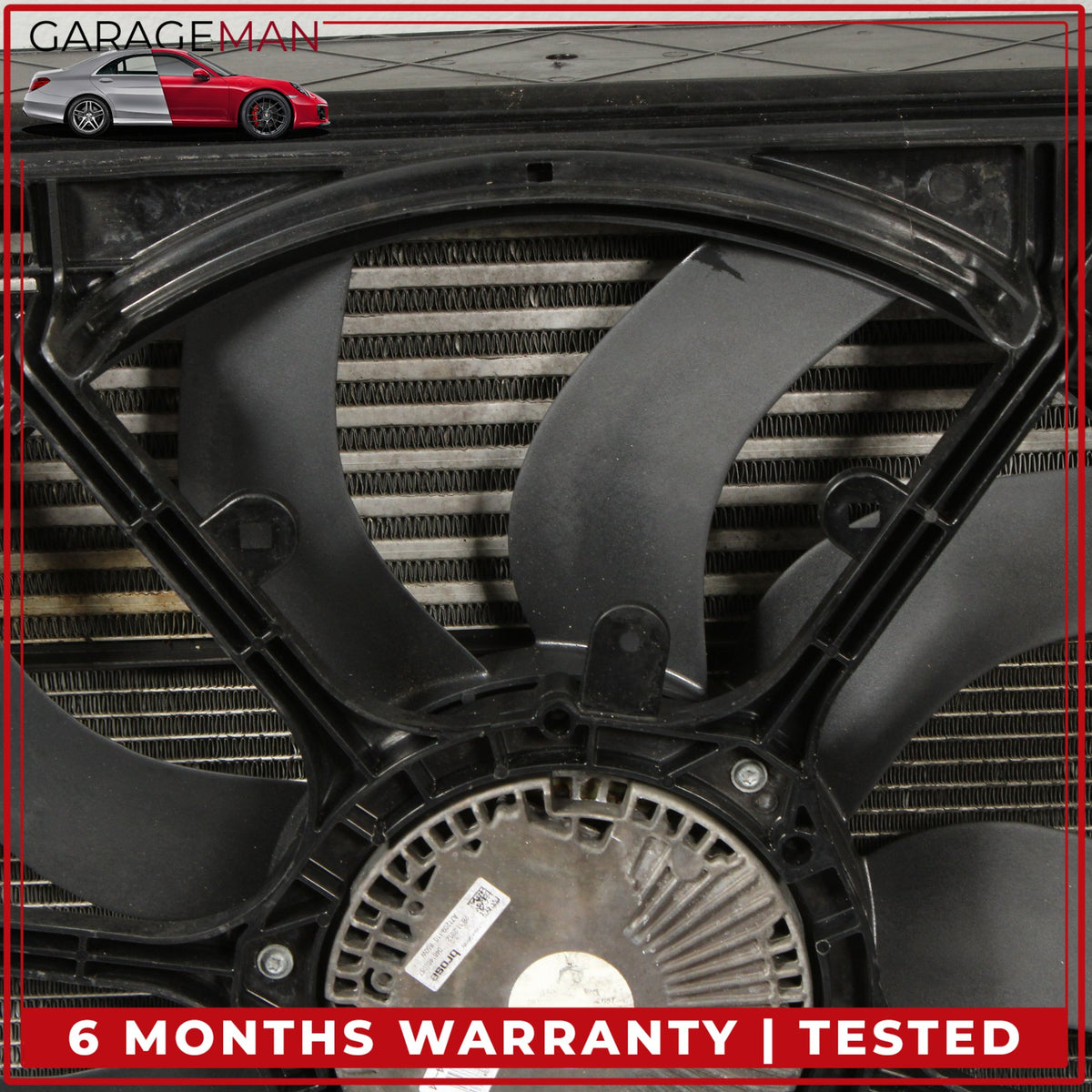 2010-2019 BMW 640i Engine Cooling Radiator AC A/C Condenser Assembly 7583775 OEM