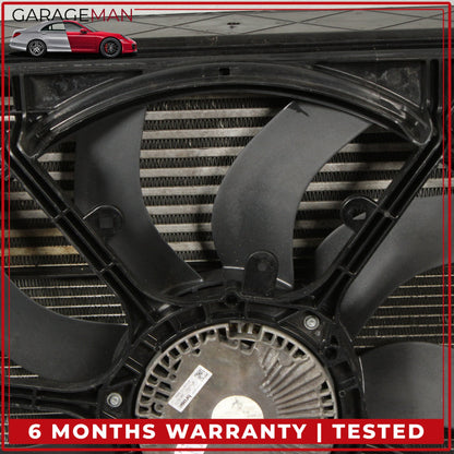 2010-2019 BMW 640i Engine Cooling Radiator AC A/C Condenser Assembly 7583775 OEM