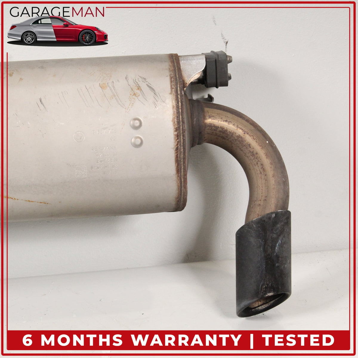 2017-2020 BMW 530e 530i G30 Rear Exhaust Muffler Left and Right Side Tip OEM