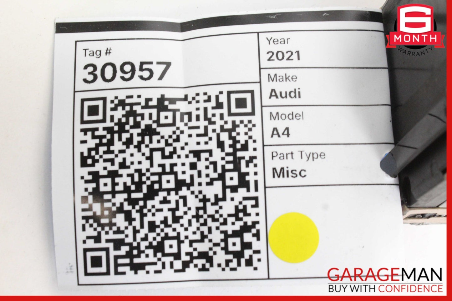 2018-2024 Audi A4 B9 Sedan Rear Left Blind Spot Sensor 4M0907590F Genuine