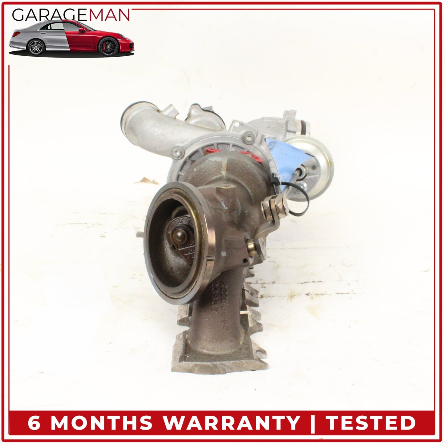 2014-2020 Mercedes W213 E400 M276 Left Turbocharger Turbo Charger Manifold OEM