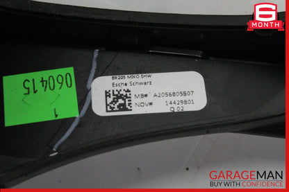 15-18 Mercedes W205 C300 Center Console Trim Bezel w/ Control Switch & Clock OEM