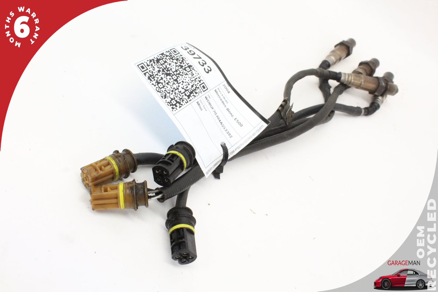 2003-2006 Mercedes W211 E500 Left Side Oxygen O2 Sensor Lambda Set of 4 OEM