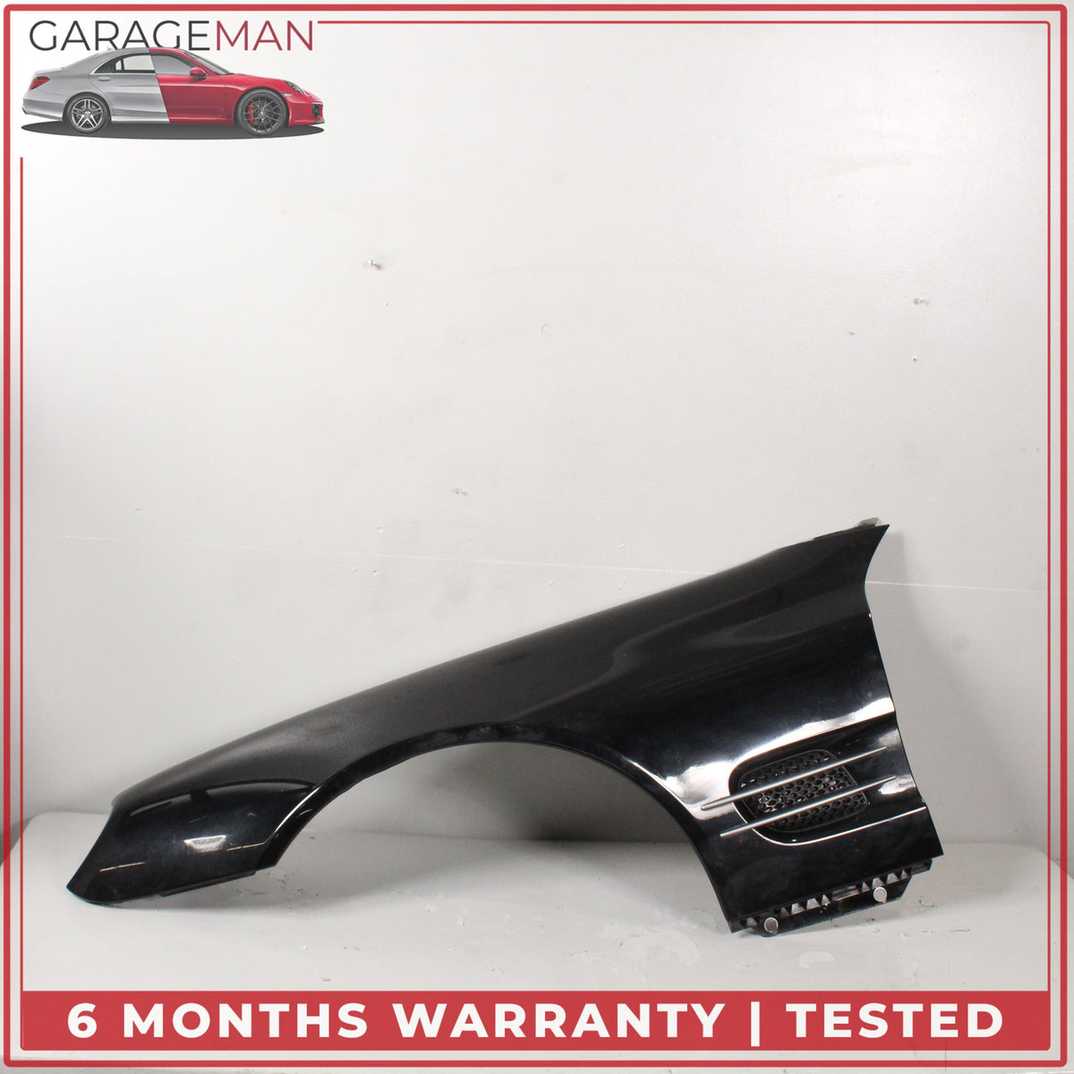 2003-2008 Mercedes R230 SL500 Front Left Side Fender Panel Black 2308800118 OEM