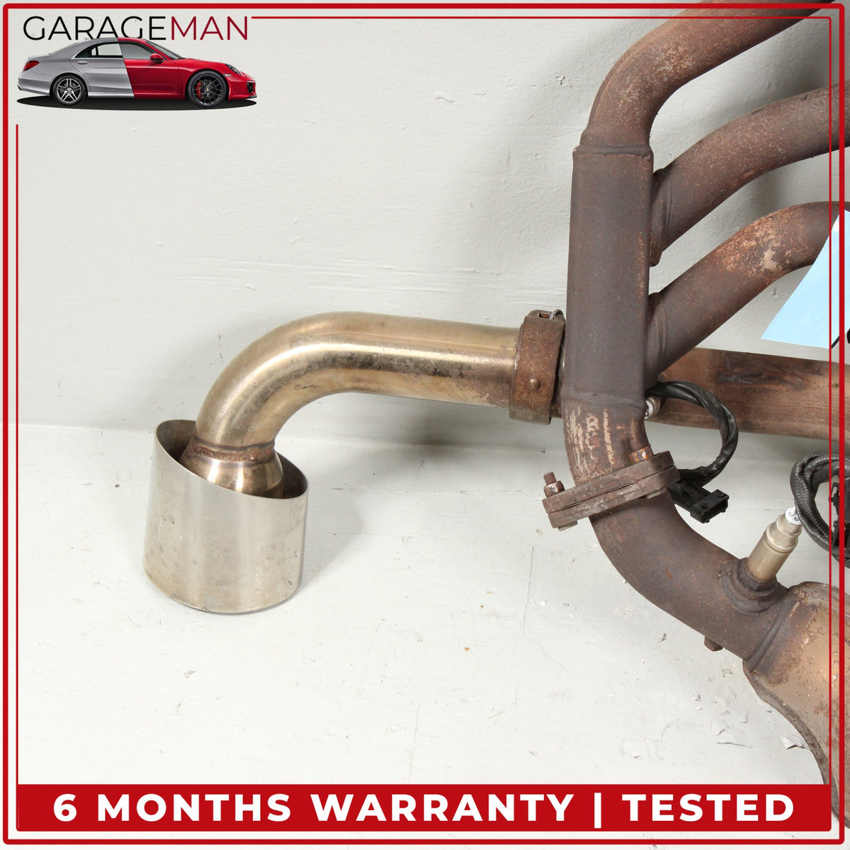 1999-2002 Porsche 911 996 Complete Exhaust (Manifold, Downpipe, Muffler) OEM