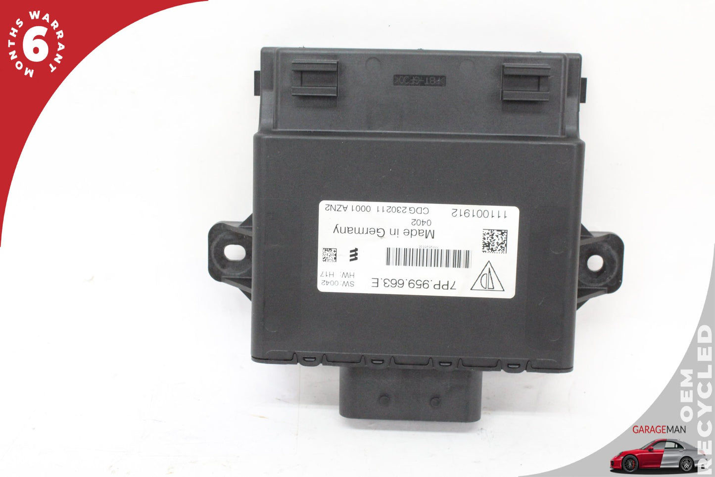 10-18 Porsche Panamera Voltage Stabilizer Control Module 7PP959663E Genuine
