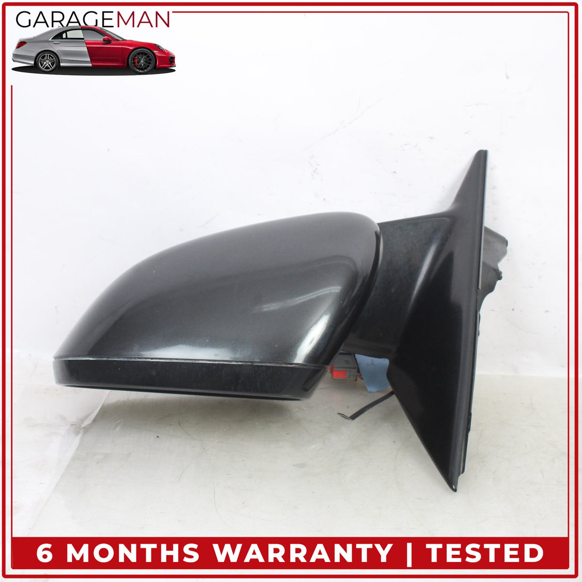 2010-2015 Jaguar XF X250 Front Left Side Door Rear View Mirror w/ Blind Spot OEM