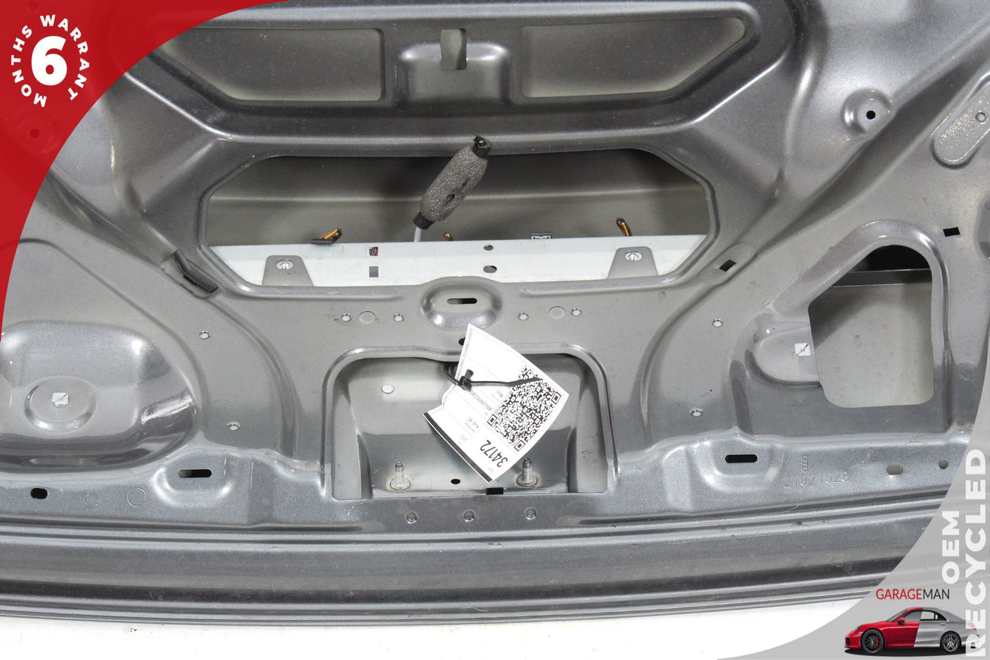 2010-2017 Audi A5 S5 Rear Trunk Lid Deck Shell Panel Gray 8F0827023D OEM