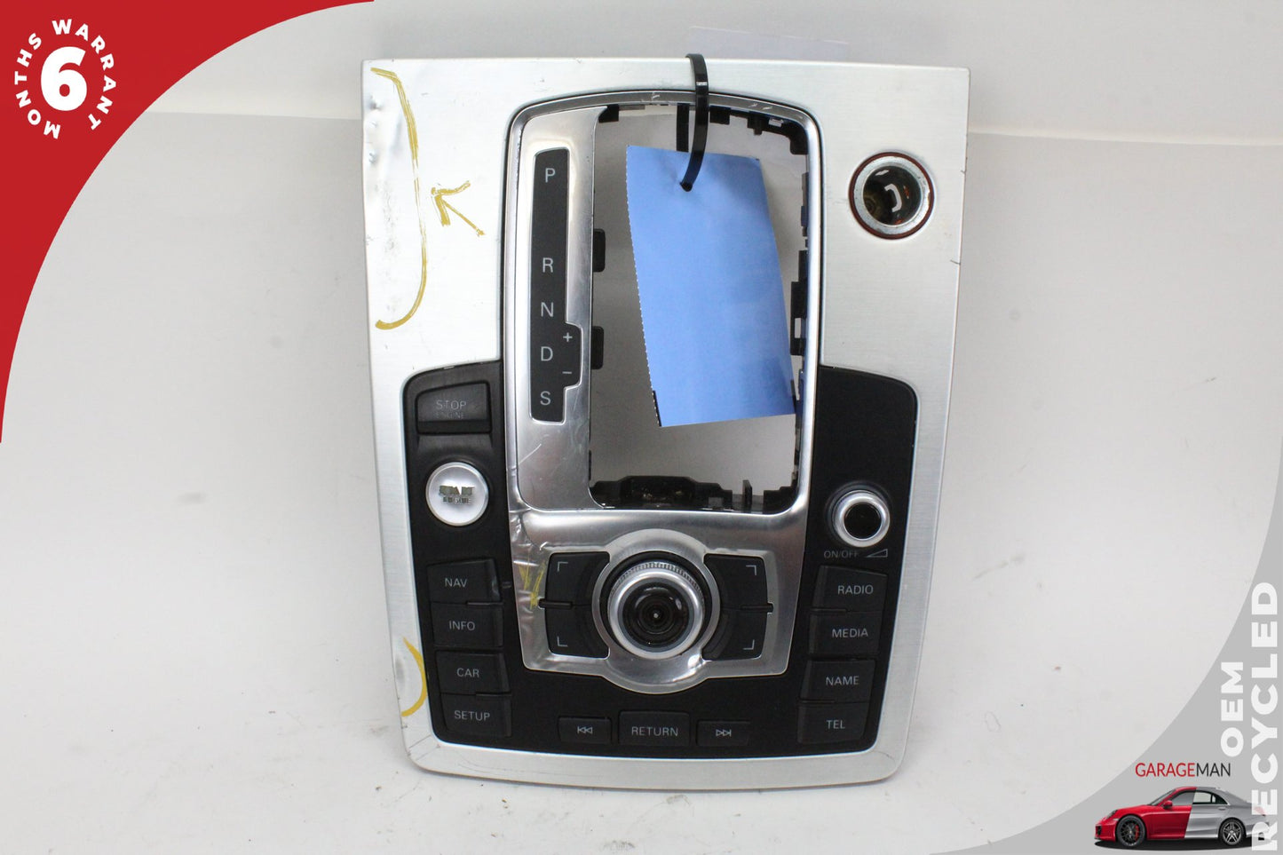 2010-2015 Audi Q7 Front Center Console Shifter Trim w/ Switches 4L0905217B OEM