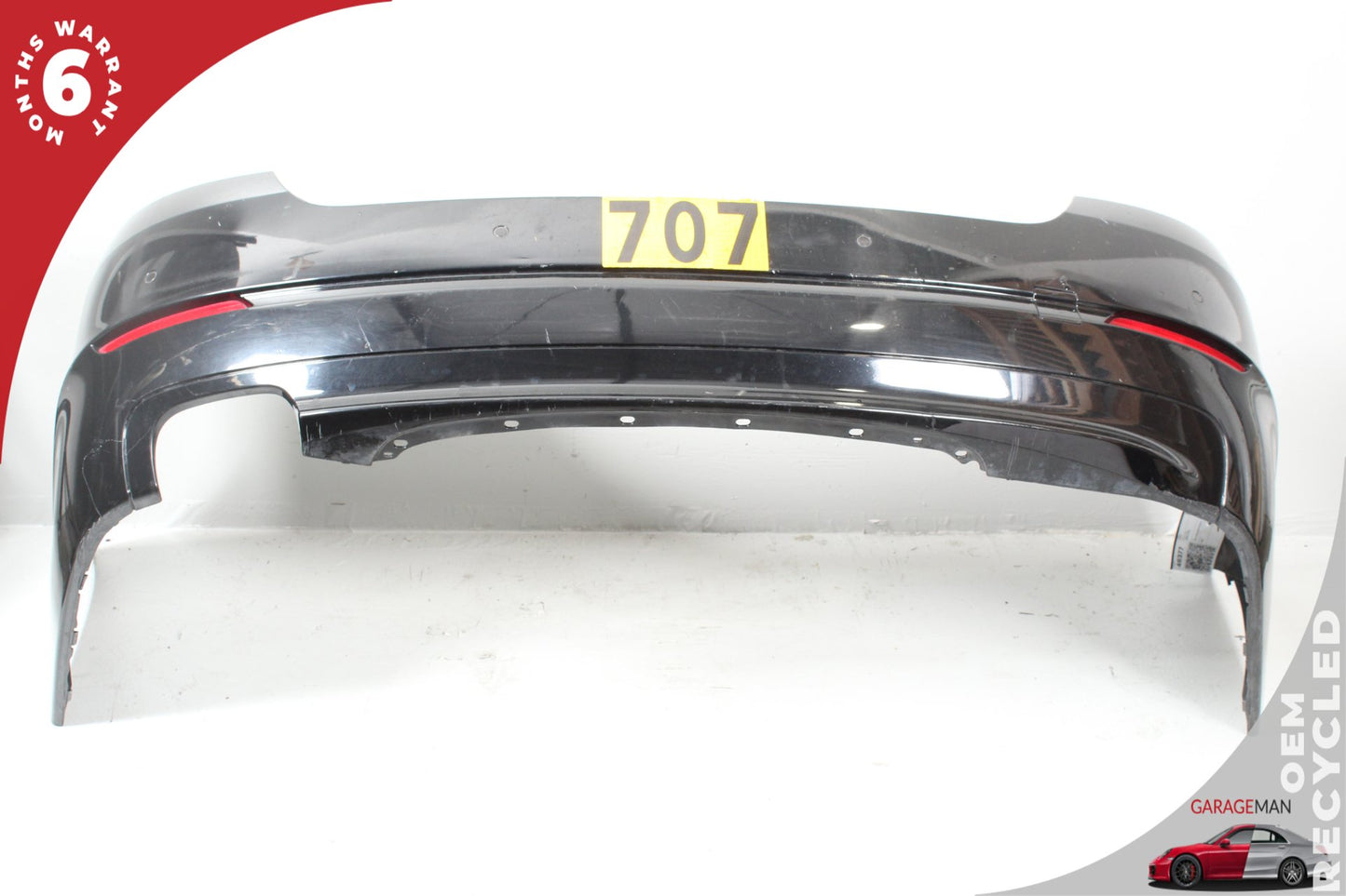 2011-2016 BMW 528i F10 Rear Bumper Cover Assembly 7184781 Black