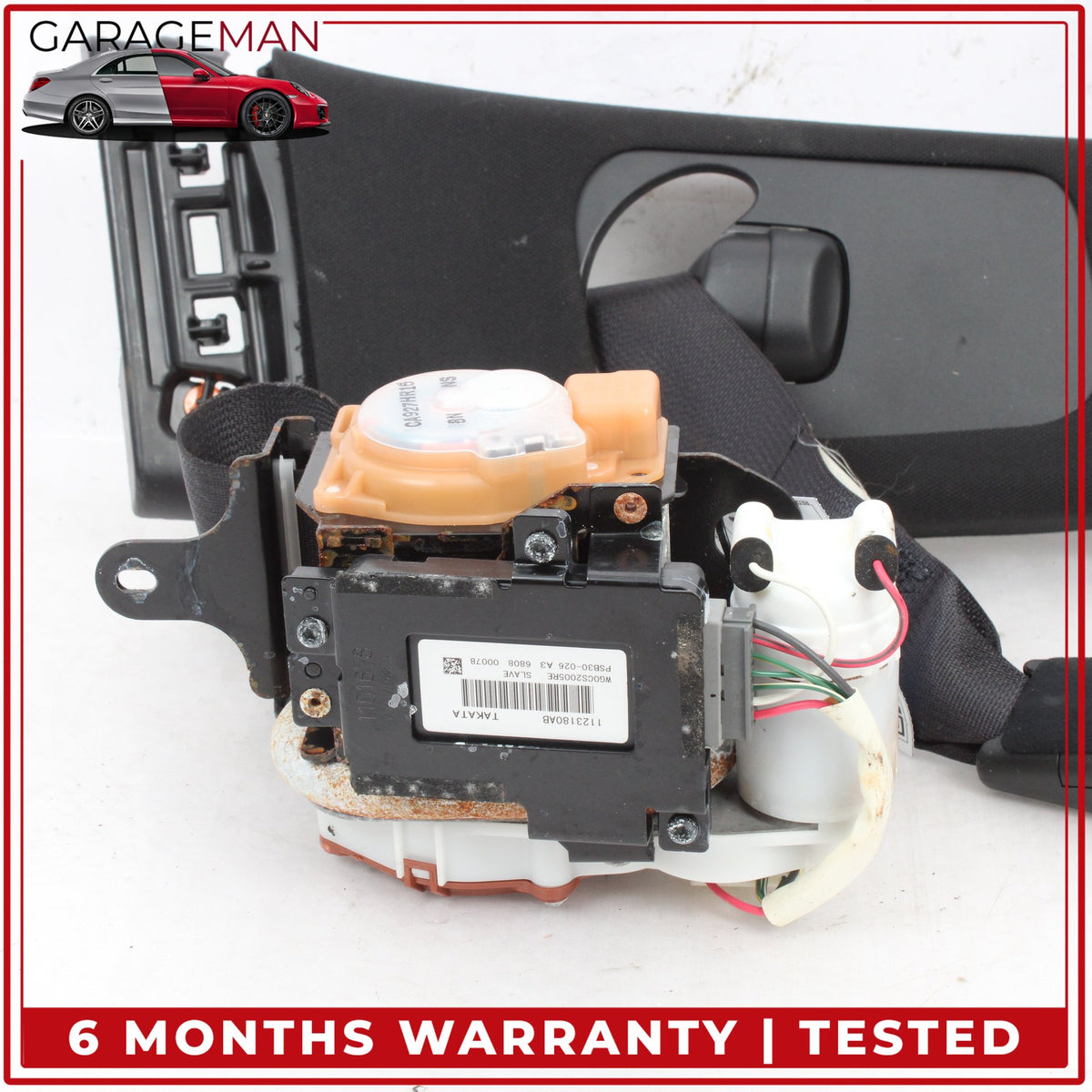 2014-2024 Infiniti Q50 V37 Front Right Seat Belt Retractor w/ Cover Assembly OEM