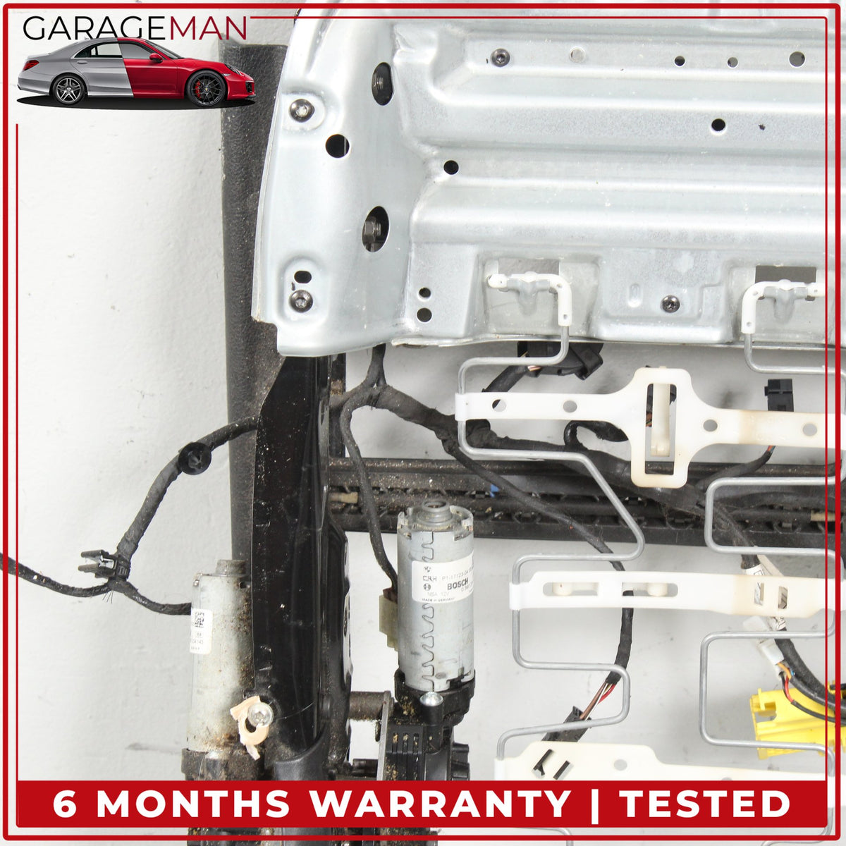 2012-2020 BMW 328i F30 Front Left Seat Track Rail Frame w/ Motors 7243527 OEM