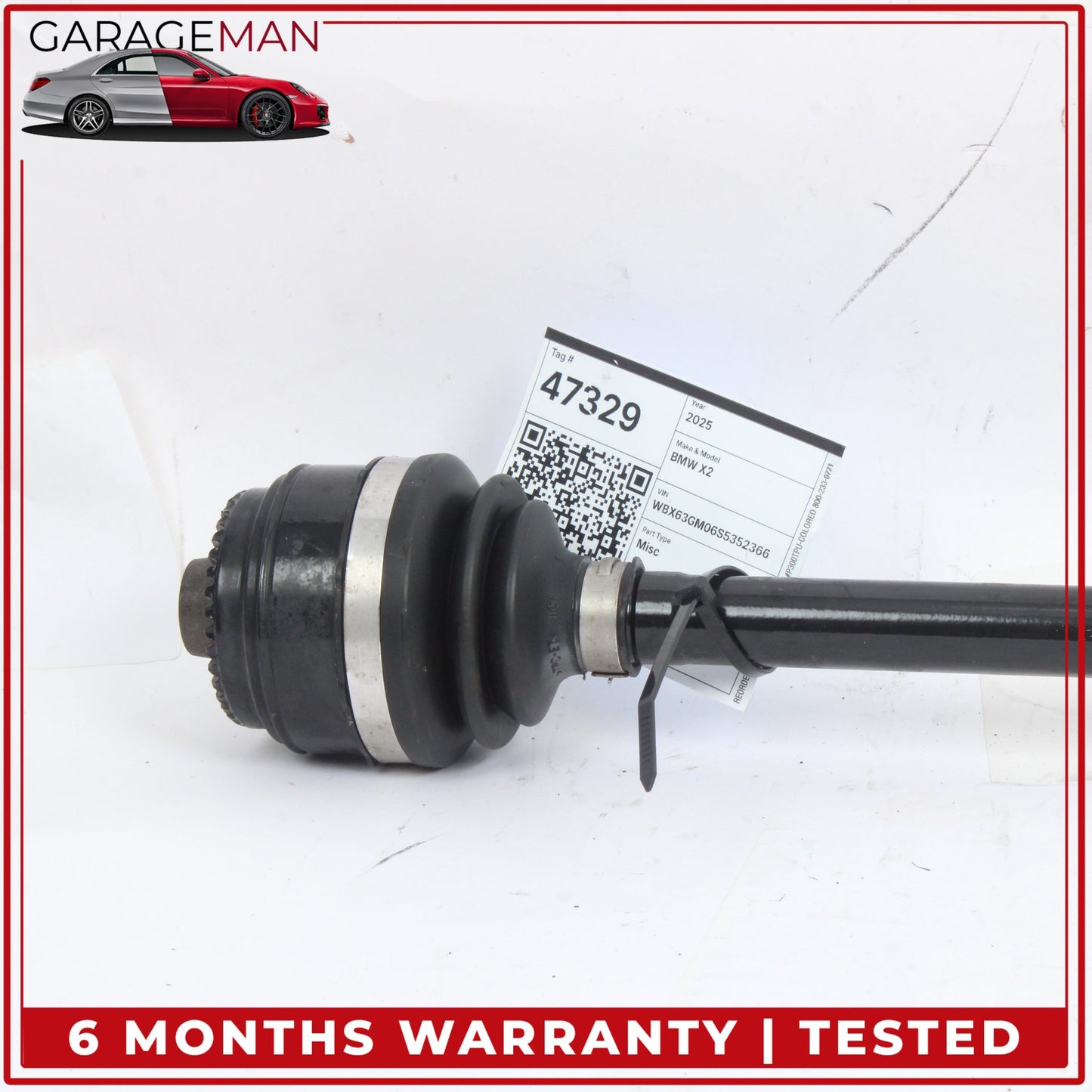 2023-2025 BMW X2 U10 AWD Rear Left or Right Side Axle Half Shaft 5A5C2F1 OEM
