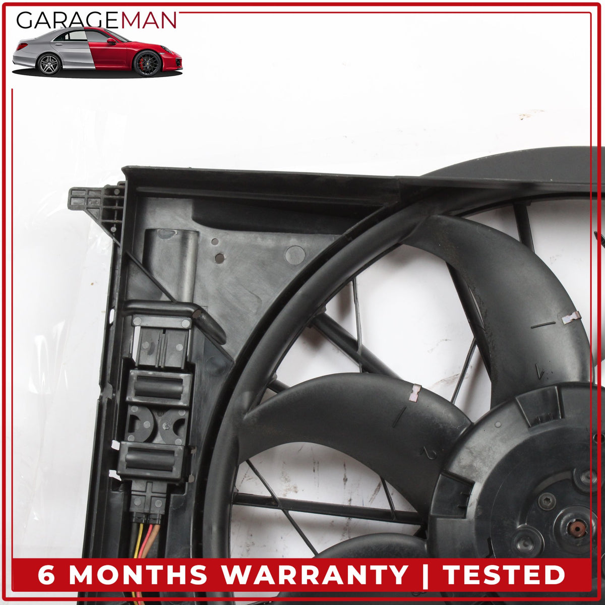 2003-2011 Mercedes W211 E350 Engine Radiator Fan Blade Shroud Assembly OEM