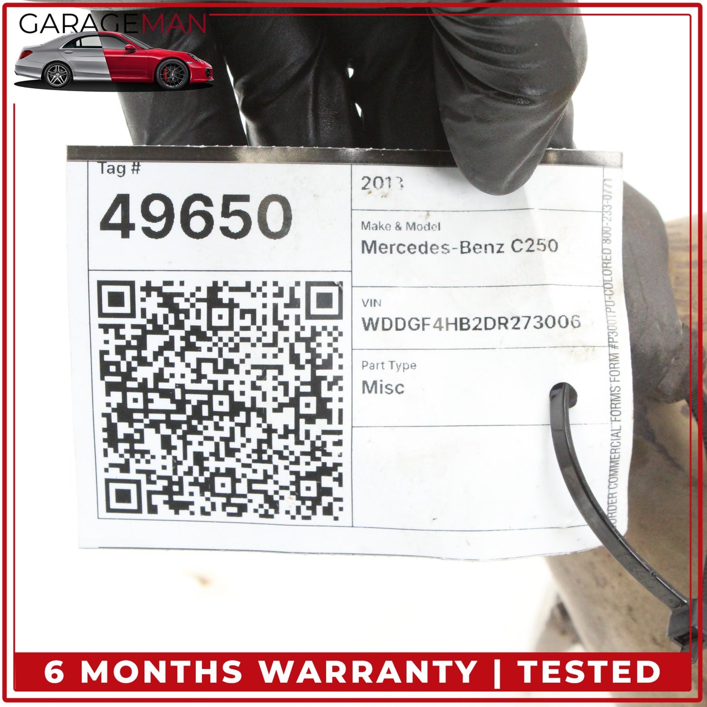 2012-2015 Mercedes W204 C250 SLK250 M271 1.8L Exhaust Downpipe 2124903136 OEM